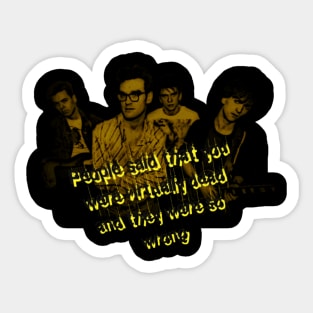the smiths quotes lyrics Sticker